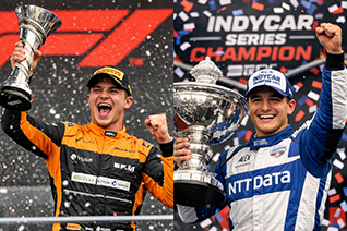 Lando Norris and Alex Palou - F1 and IndyCar winners 2025